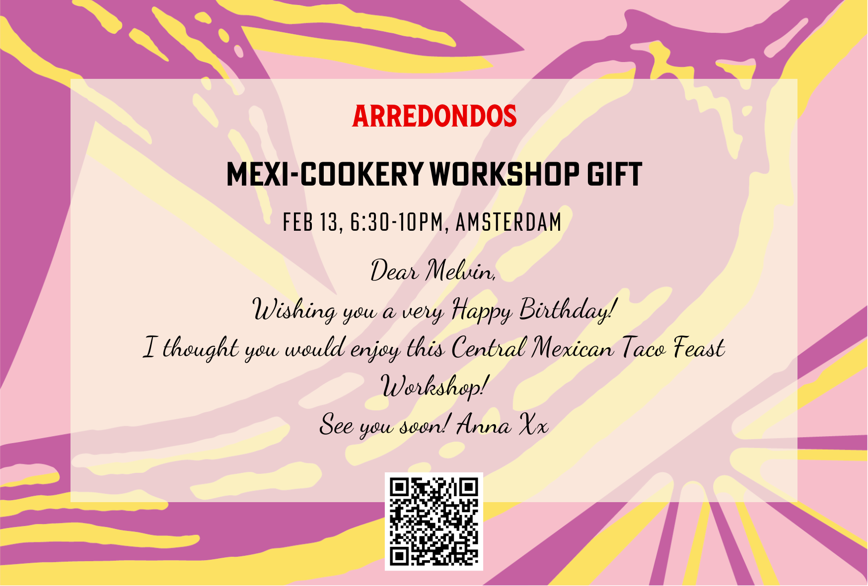 Workshop Gift Card